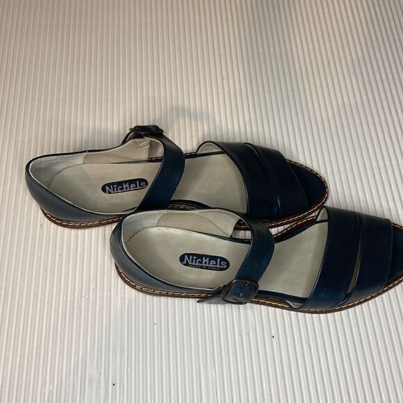 Nickels leather Sandals Made in Italy size 9AA - Picture 3 of 9